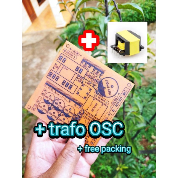 PCB SMPS (sos HB) + trafo osc (sudah di lilit)