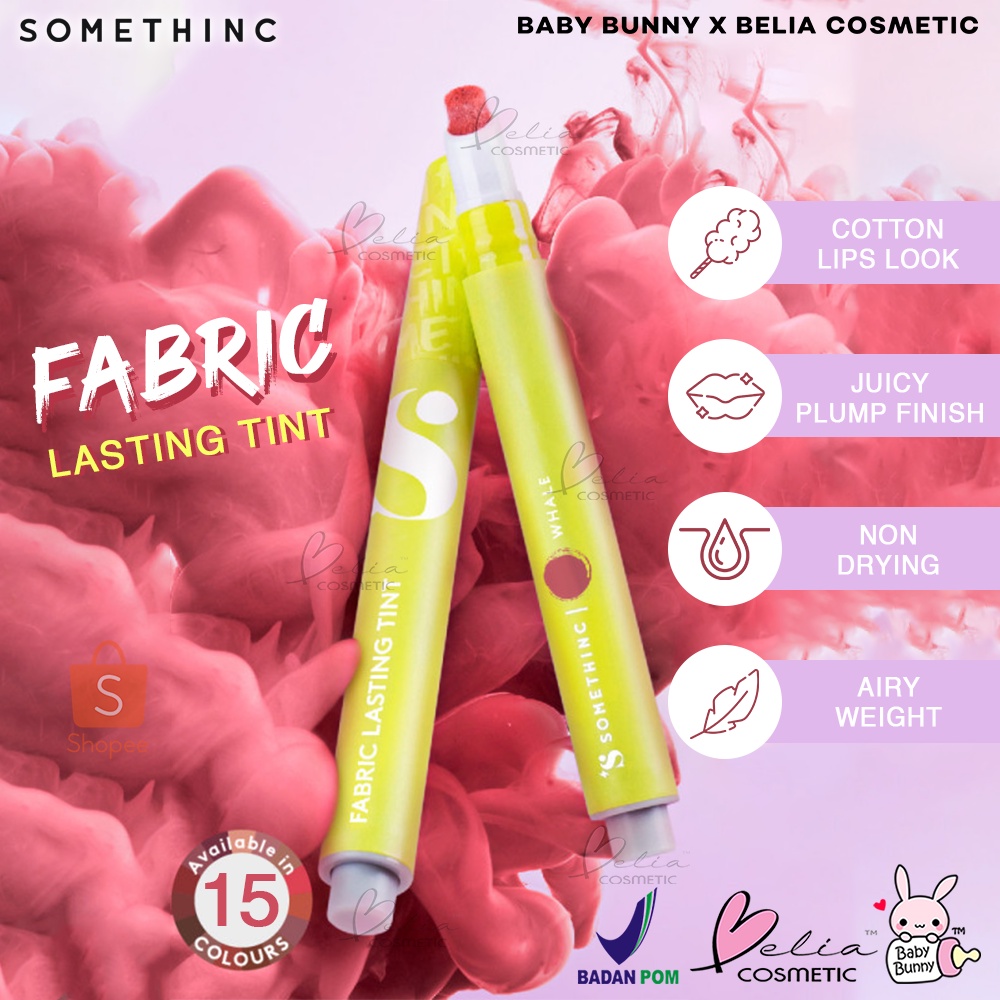 ❤ BELIA ❤ SOMETHINC Fabric Lasting Tint | Lip Tint | Lipgloss | Lipstick BPOM