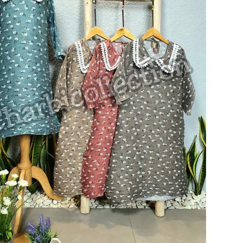 Dress Turun Naik Anak/ baju turun naik polkadot/ turun naik Viral onde