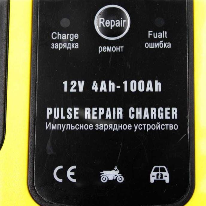 Charger Aki MOBIL dan MOTOR Otomatis Penuh Otomatis Mobil Charger 110V/220V untuk 12V 6A Smart Cepat Pengisian Daya Mobil Sepeda Motor basah Kering Asam LCD Display  Charger Aki MOBIL dan MOTOR Otomatis