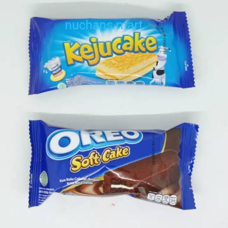 

Keju Cake & Oreo Soft Cake Netto12pcs x 16gr