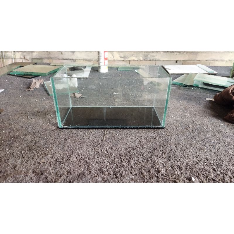 soliter cupang aquarium mini aquarium murah baby chana 25x15x15