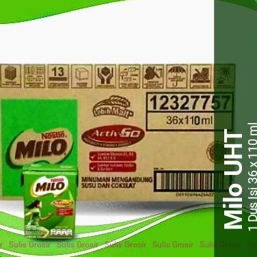 

BAYAR DITEMPAT Nestle Susu Milo Activ Go UHT Sekarton Isi 36 x 110 Ml
