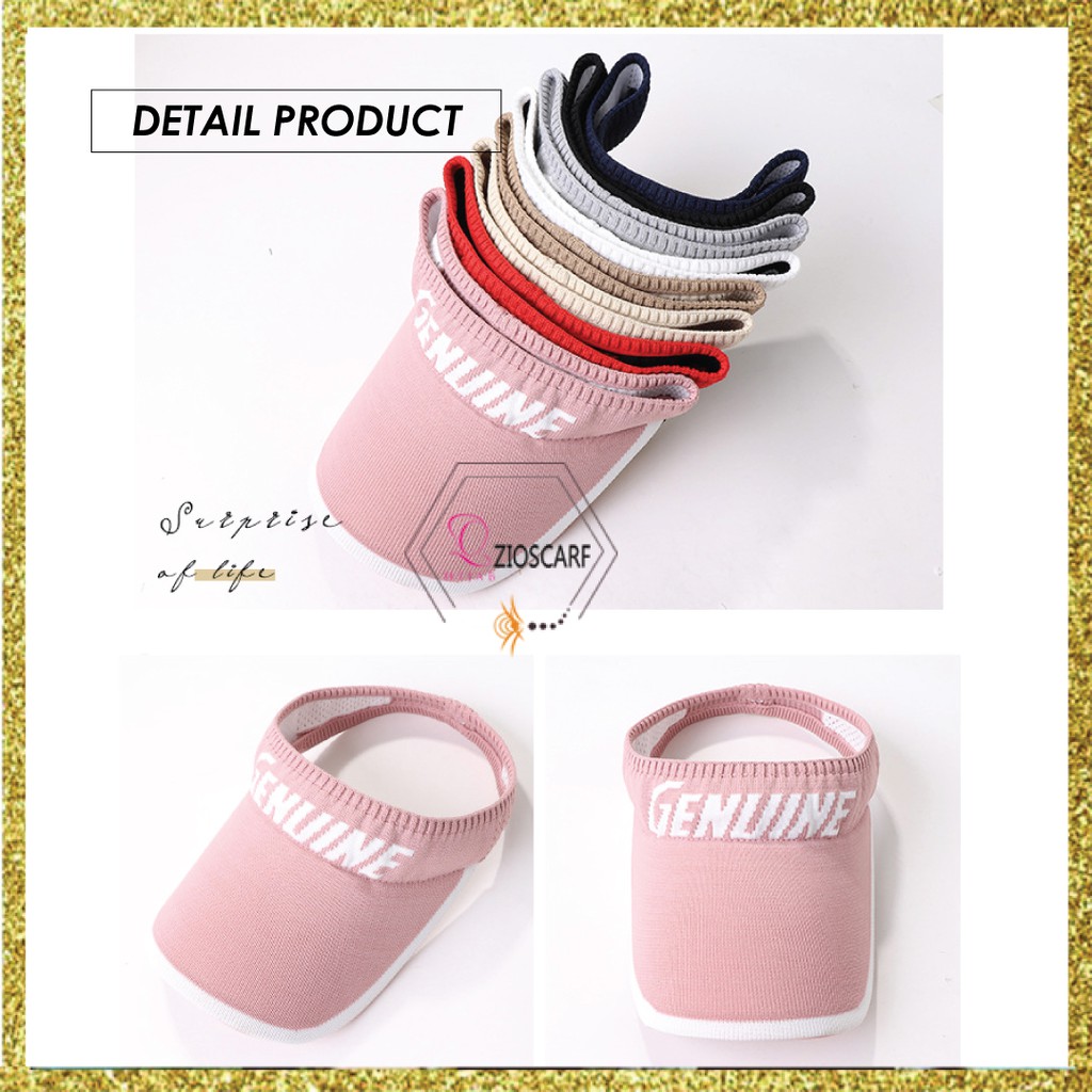 TOPI GOLF SENAM ZUMBA TENNIS SUMMER TENIS OLAHRAGA PANTAI SPORT MATAHARI ANTI UV RAJUT HAT WANITA ZM