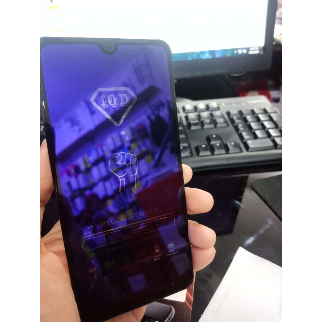 KOREAN Anti Blue Ray 10D Tempered Glass Samsung A01 A105F 5.7 inchi FULL SCREEN FULL GLUE