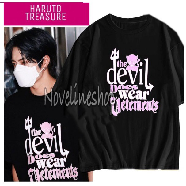 [COD] Kaos Treasure Haruto The Devil KAOS ATASAN WANITA & PRIA BAJU KATUN KAOS KPOP BAJU COTTON COMB