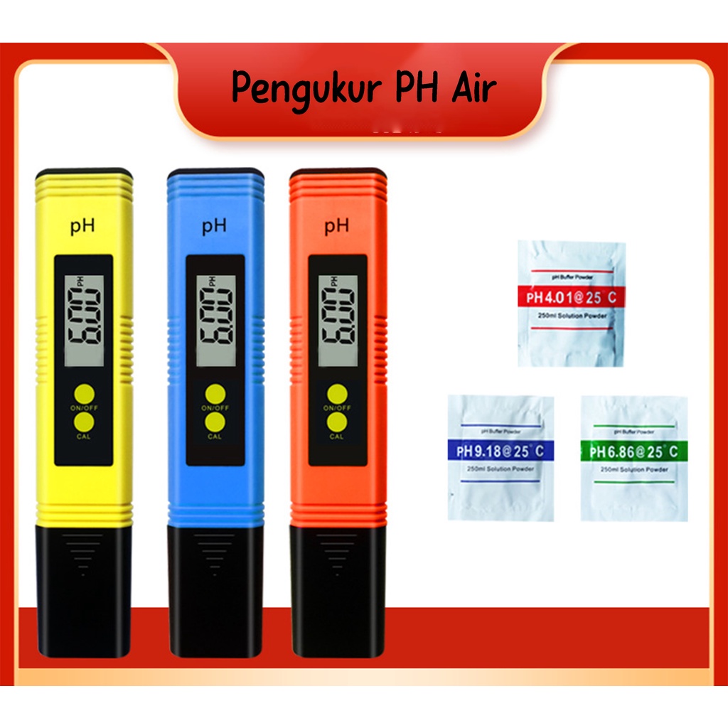 Alat Pengukur Keasaman Cairan Air PH Meter Digital Tester Alat Hidroponik Aquarium Aquascape