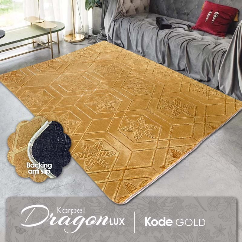 [DRAGON LUX] Karpet Busa DRAGON LUX 120x180 - GOLD