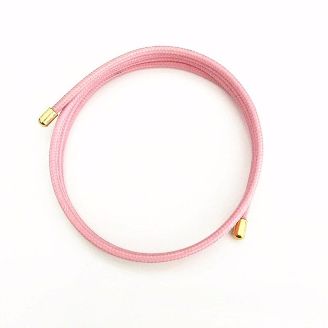 Gelang Tali Magnetik Warna Emas 3D gelang aksesoris fashion. Lucky rope. Kalung lucky rope