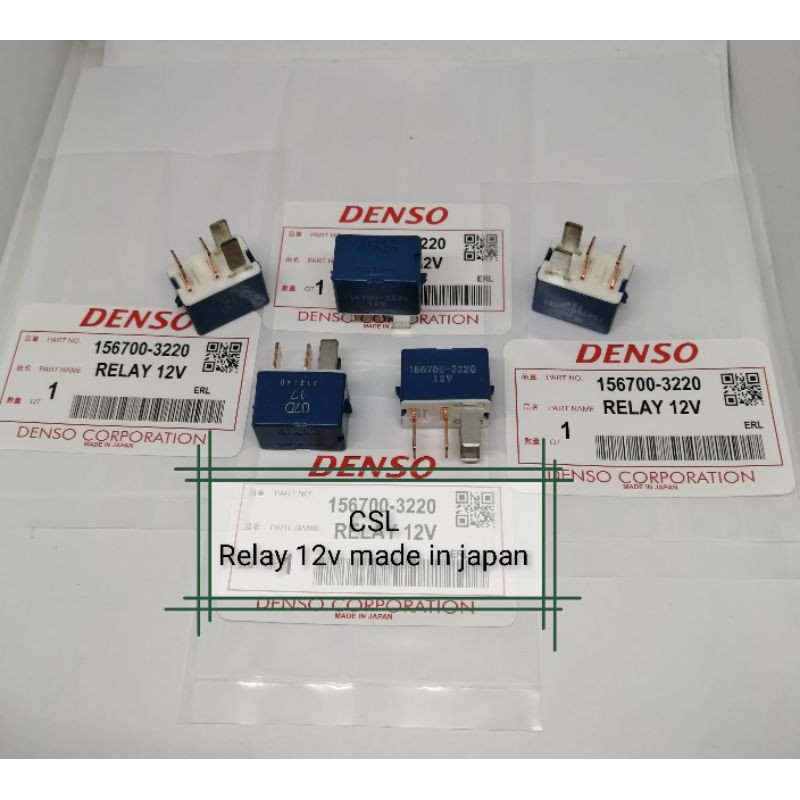 RELAY AC 12v orisinil K4 30am mobil Biru 3460 harga satuan