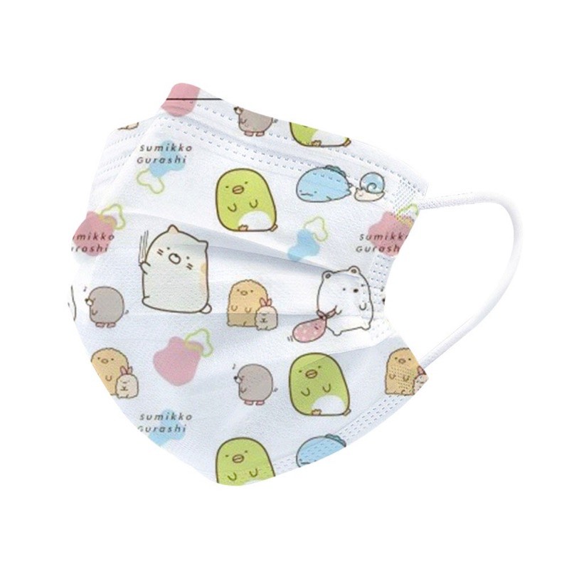 Masker anak 3 ply Animal / sumikko gurashi (harga per pcs)