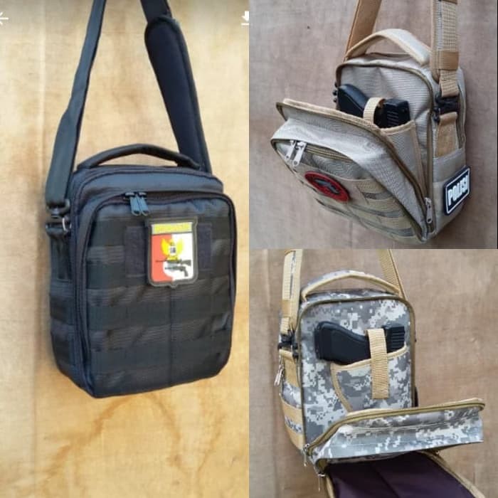 Tas Senjata - Range Bag - Handgun Bag - Gun Bag - Holster - Tas Pistol - Airsoft Gun - Tas Selempang