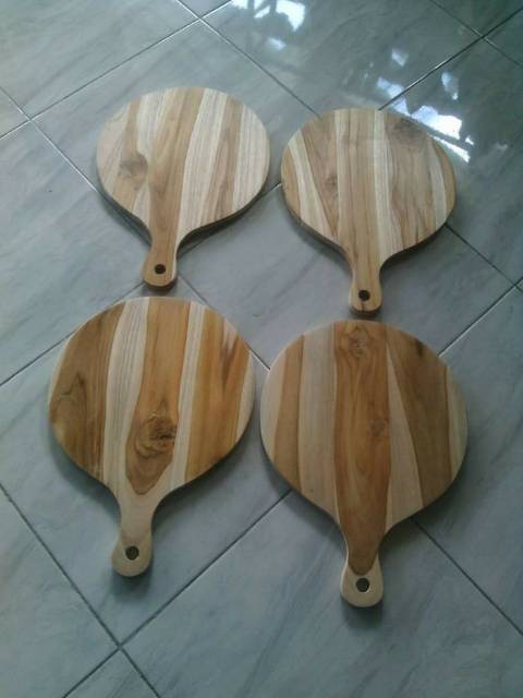 Talenan Kayu Jati 41,5 x 30cm / Wooden Cutting Board / Talenan Jati