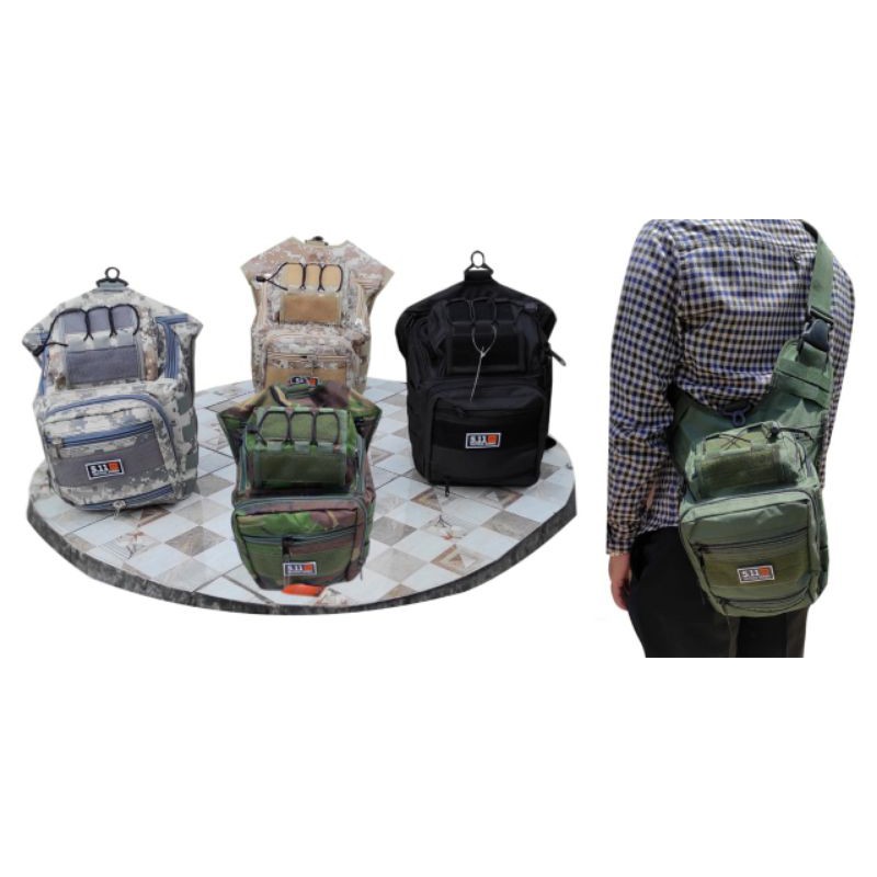 Tas Slempang Army / Tas Kamera / Tas Slempang Pria / Tas Slempang Tactical