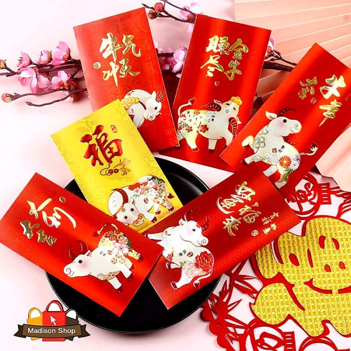 

Promo Tahun Baru Cina !!! Angpao Kerbau Premium Tebal Ampao Imlek Murah Angpao Kerbau Emas 2021 - RANDOM AJA