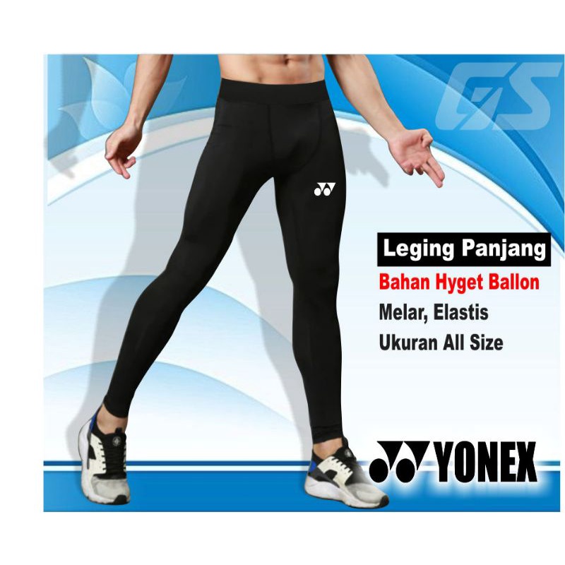 Leging olahraga badminton ahsan bawahan badminton futsal  pria wanita-Yonex