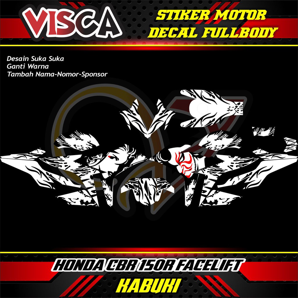 Sticker Cbr 150r Decal Cbr 150r Striping Motor Honda Cbr 150r