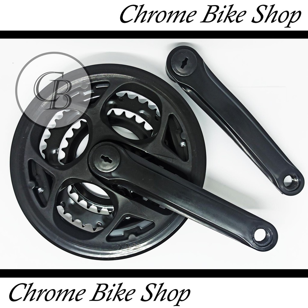 Gir Depan Gear Crank Crankset 3 Susun Sepeda MTB Federal Turanza 48T 38T 28T 170mm Murah Ori Origina