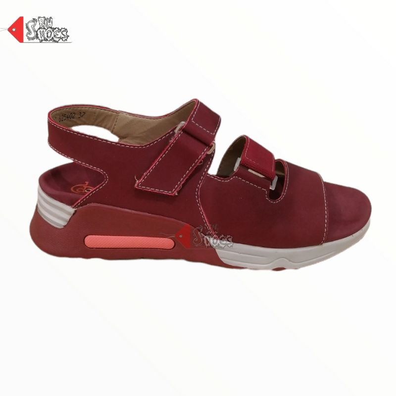 Sepatu Sandal Tali Wedges Donatello Wanita OI625402 | Warna Maroon | Size 36-40