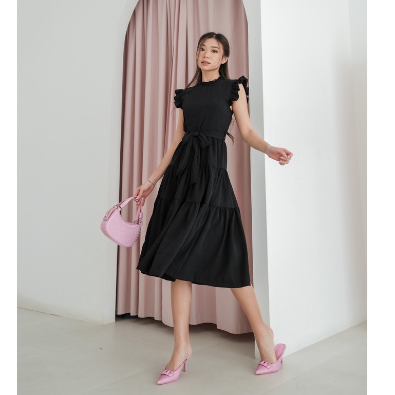 [TAVIA] KATE MIDI DRESS / DRESS WANITA / DRESS KOREA