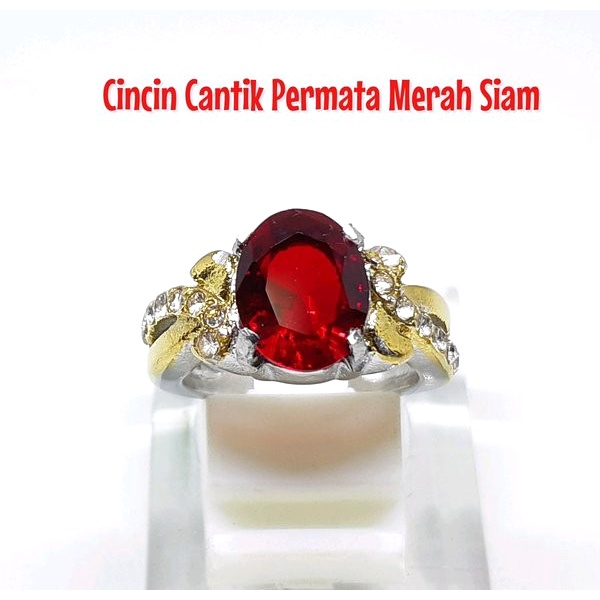 CINCIN MERAH SIAM BANGKOK CUTTING HQ ISTIMEWA BATU CINCIN WANITA