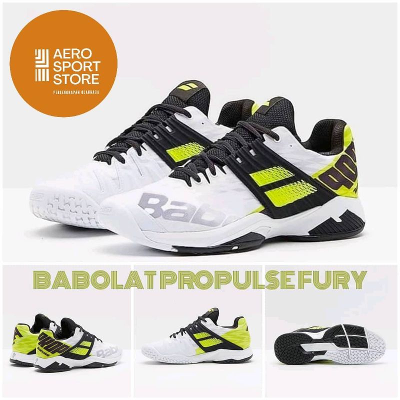 [ SEPATU TENIS LAPANGAN BABOLAT PROPULSE FURY ]
