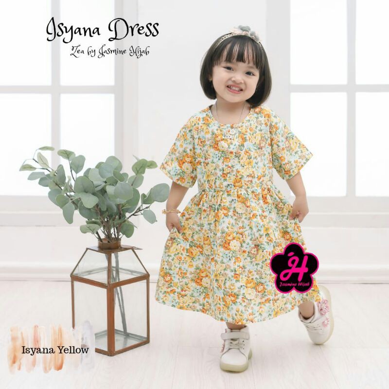 HOMEDRESS RAISA ANAK / DRESS ANAK zea by jasmine hijab