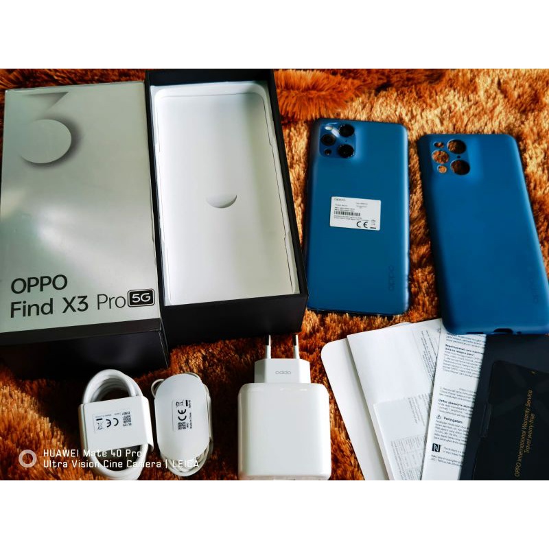 Oppo find X3pro ram 12/256gb resmi like new mulus (Second)