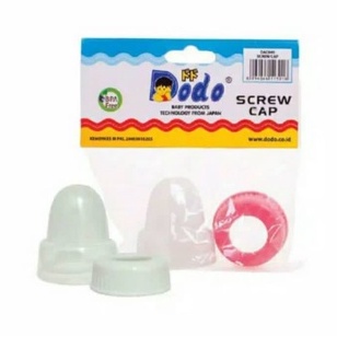 SS -  Grosir 6 Pcs Screw Cap / Tutup Botol Dot Dodo / Tutup Botol Dodo Leher Standar / Tutup Botol Dot