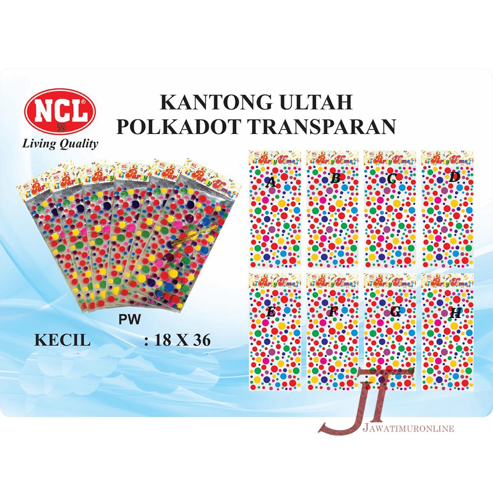 Plastik Ulang Tahun Plastik Goodie Bag Kantong Ulang Tahun 18 x 36 cm