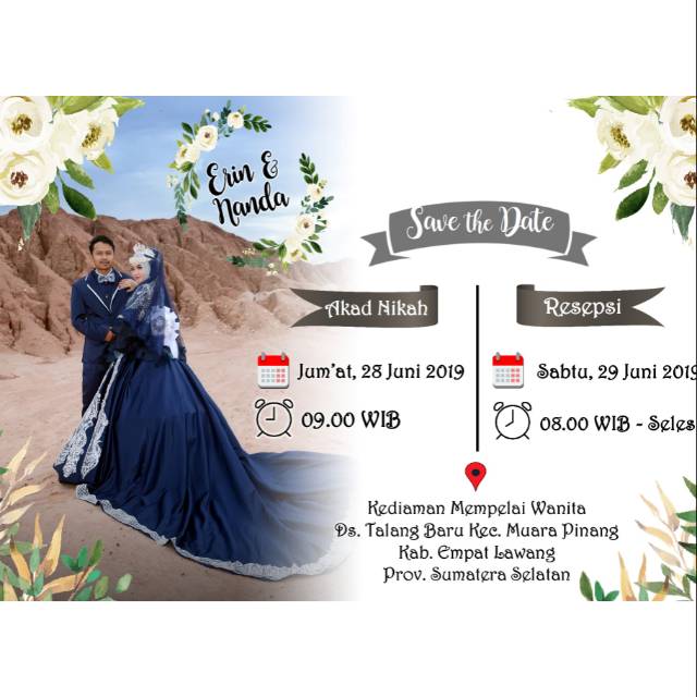 Undangan Digital Foto JPG Gambar