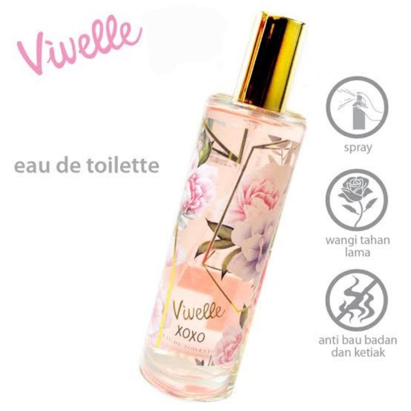 VIVELLE EAU DE TOILETTE DESIGNER PERFUME GLASS 100 ml