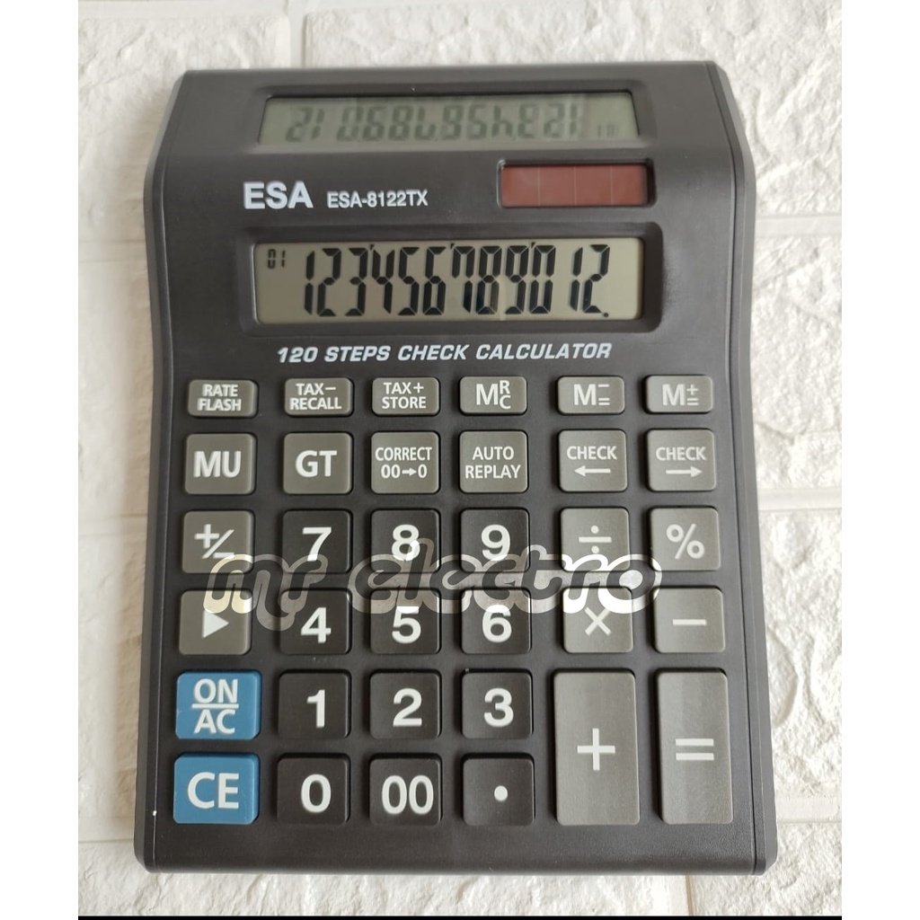 

KALKULATOR 2 LAYAR ESA 8122 - KALKULATOR 12 DIGIT - CHECK AND CORRECT - KALKULATOR MEJA DAGANG - KALKULATOR KANTOR