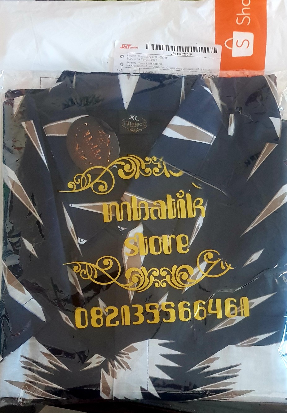 Garudhayasa Kemeja Batik Pria Pendek Full Furing By Batik Dewo