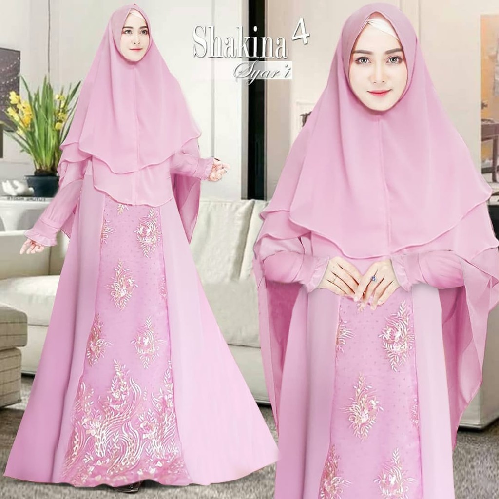 Gamis Brokat Temukan Harga Dan Penawaran Dress Muslim Online