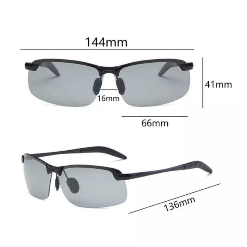 KACAMATA POLARIZED UV400 PHOTOCROMIC ANTI RADIASI PRIA WANITA