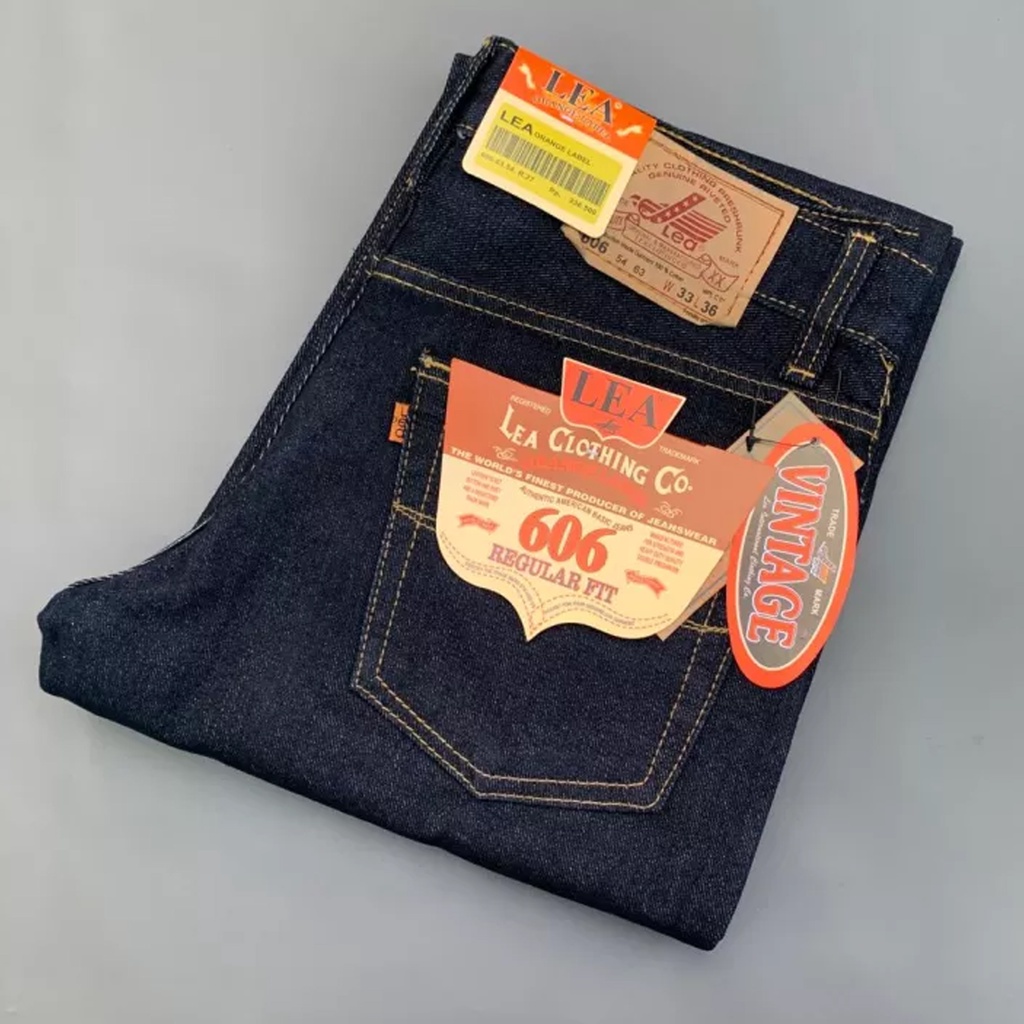 Celana jeans panjang lea 606 emba levis original asli standar reguler