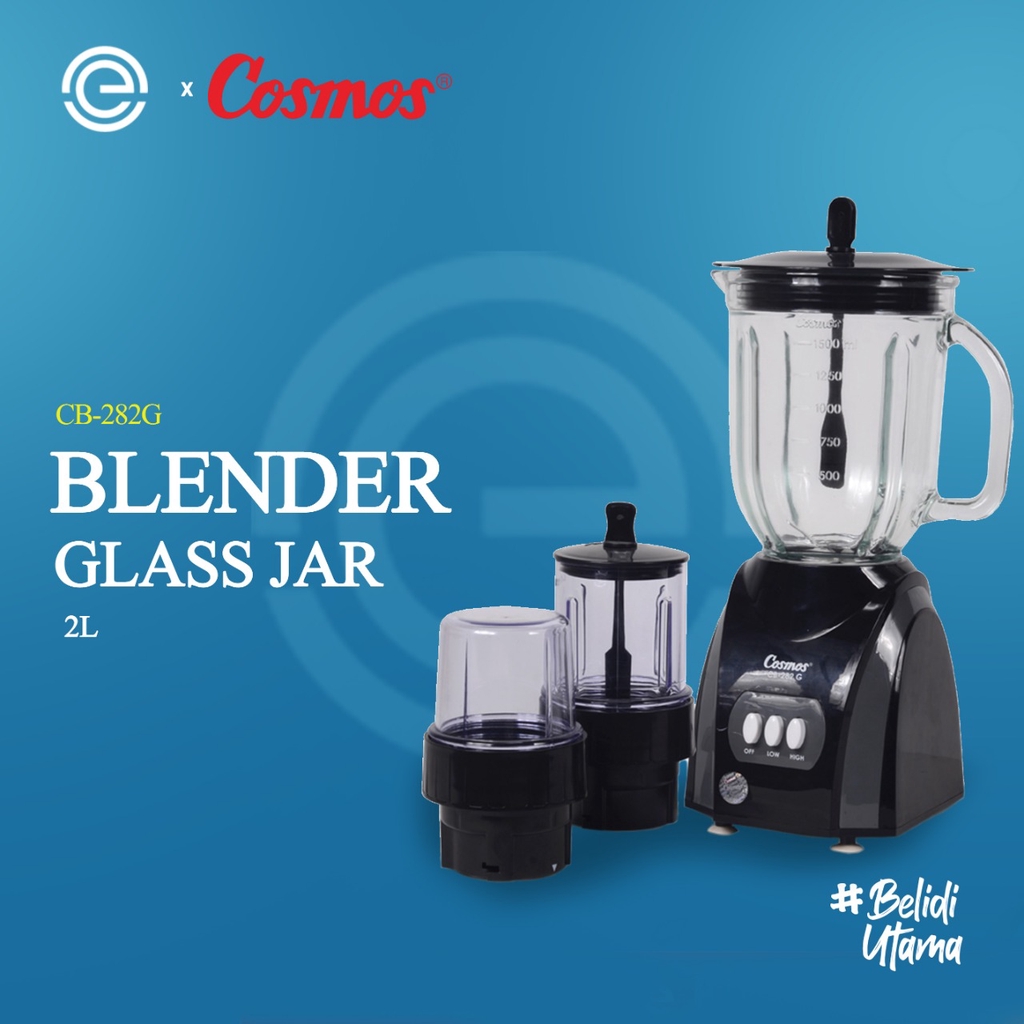 Jual COSMOS Blender Kaca 2 Liter CB282G Indonesia