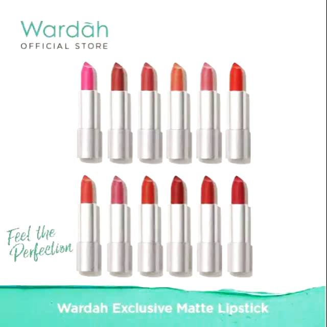 Wardah Exclusive Matte lipstik 3.5 g