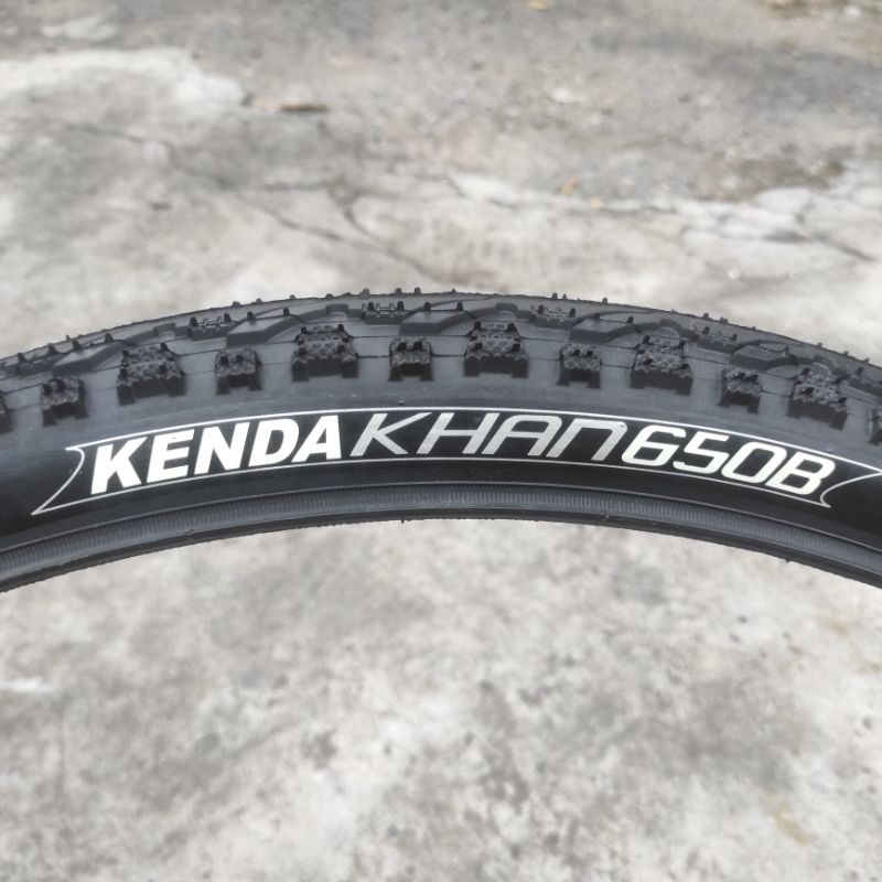 BAN LUAR SEPEDA MTB KENDA KHAN 650B 27.5 INCH 42 - 584 UKURAN 27.5x1.65 ATAU 27.5 x 1.65 HITAM