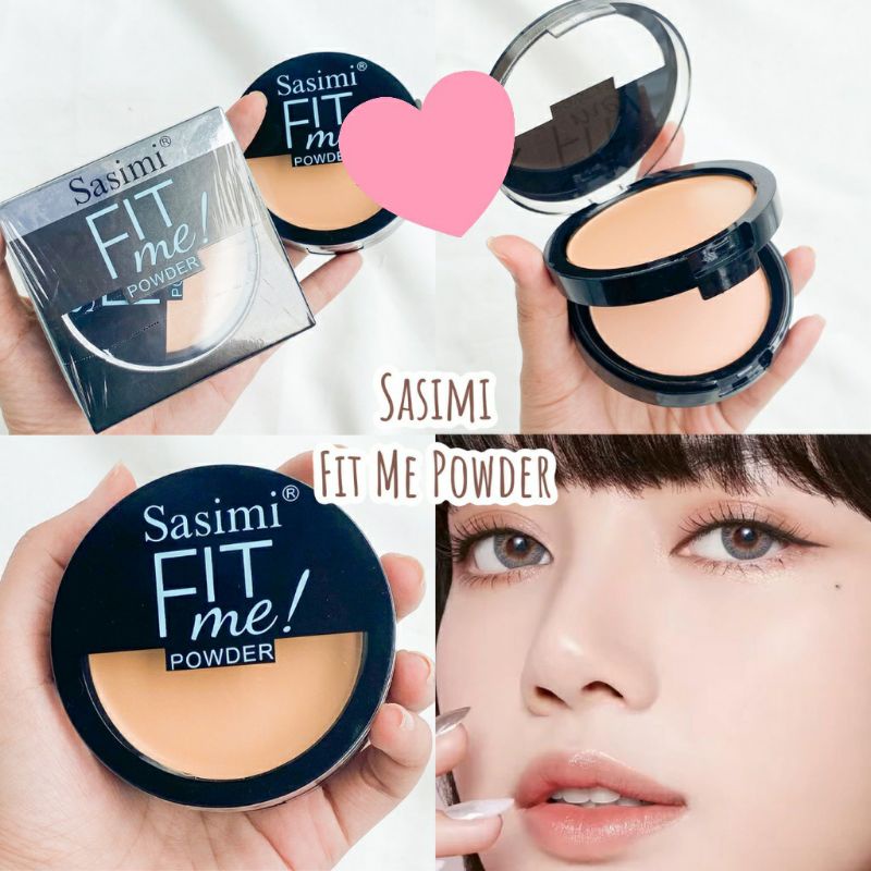 Bedak Padat 2in1 2 Way Compact Powder Bedak Basah Kosmetik Wajah Make Up Makeup