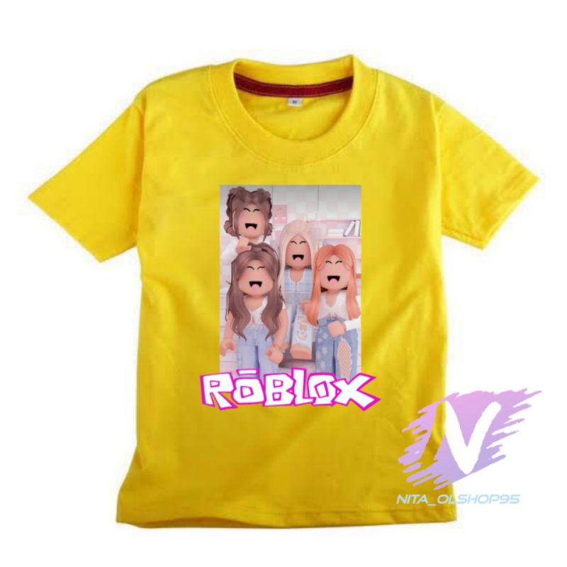 kaos roblox anak baju anak character roblok girl