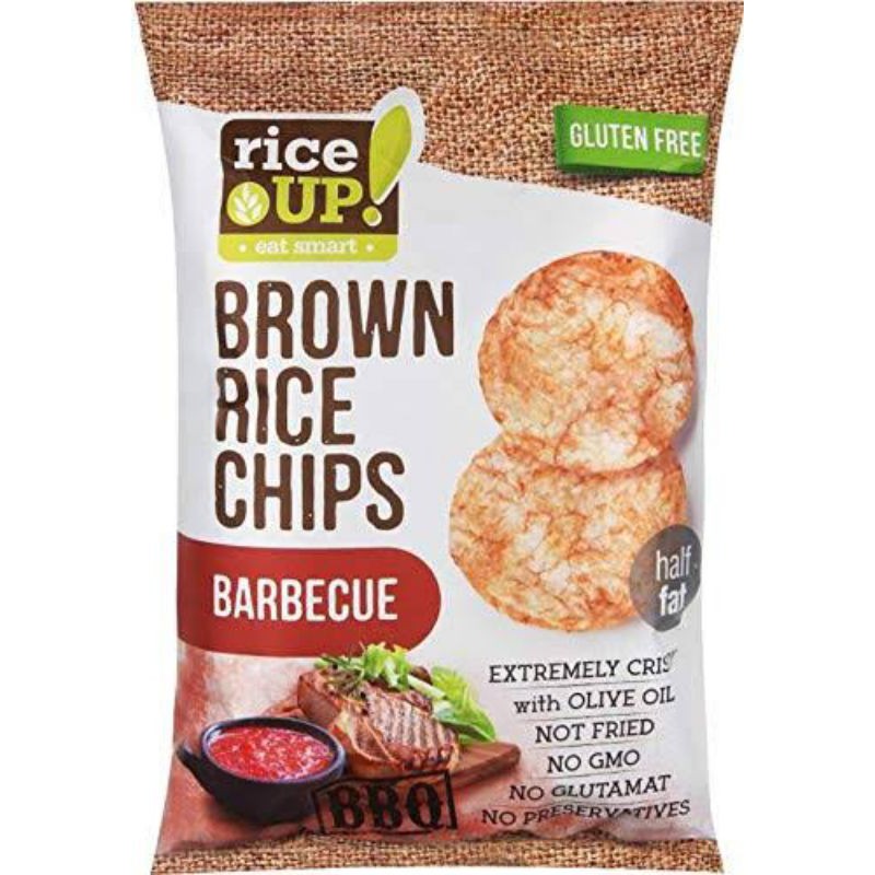 

RICE UP BROWN RICE CHIPS BBQ 60GR