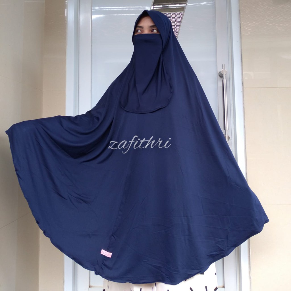 Jilbab Cadar Niqob Super Jumbo Bahan Jersey