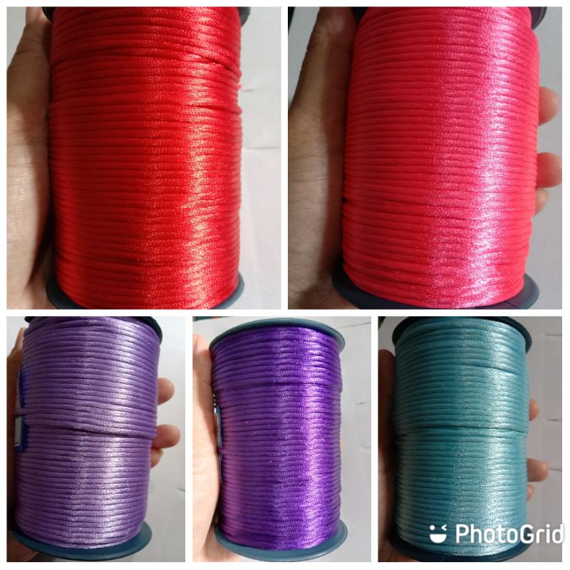 Tali satin cina ukuran 2mm