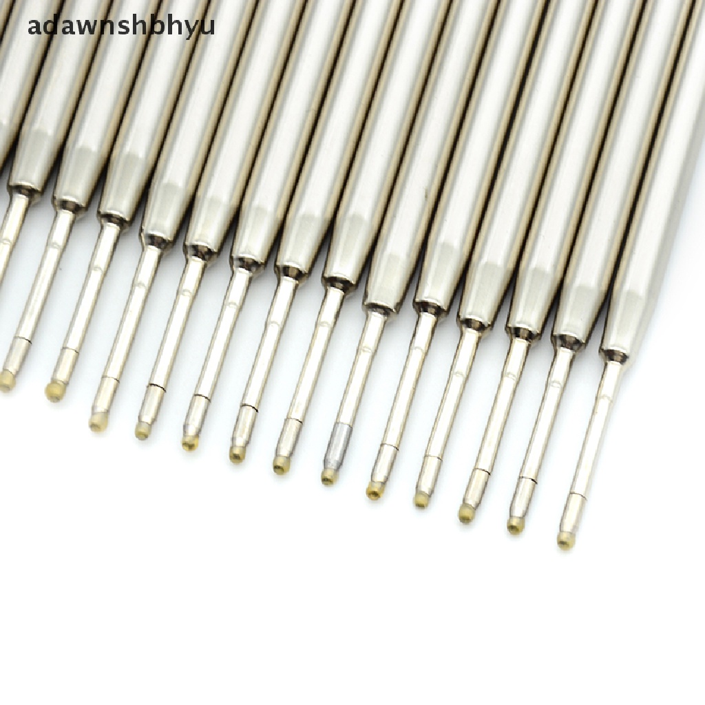 Adawnshbhyu 10pcs Tinta Biru parker style standard 1.0mm ballpoint pen refills nib medium