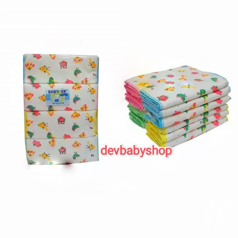 GURITA BAYI PEREKAT BIB FULL PRINT- GURITA BAYI INSTAN FULL PRINT- GURITA BAYI