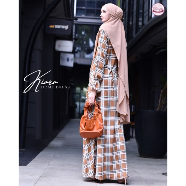KIARA syari set (dress + bergo)/chik
