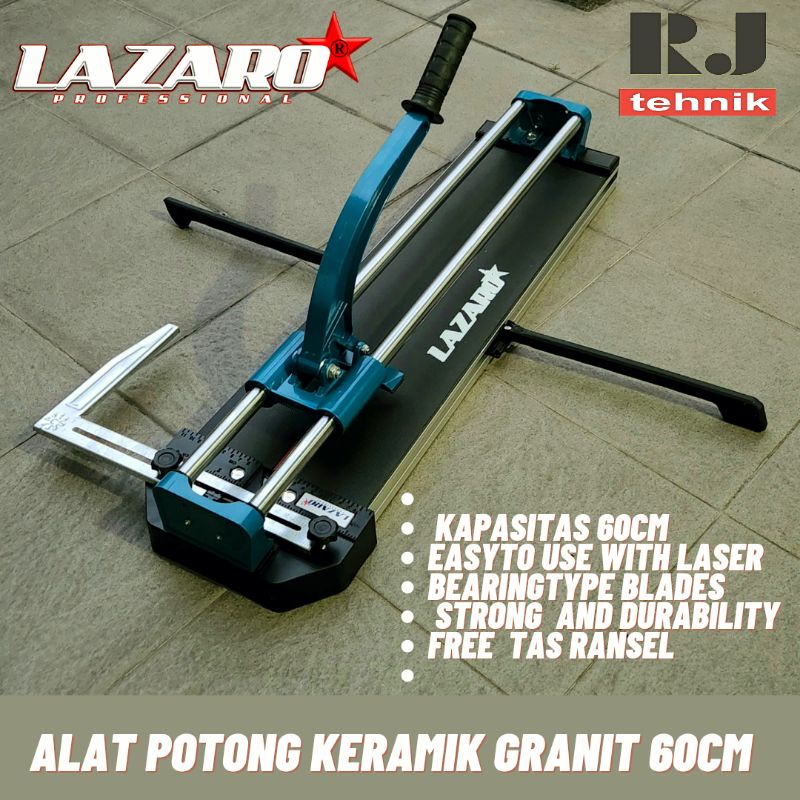 Alat Potong Keramik Granit 60 cm Manual Granite Tile Cutter Lazaro Laser