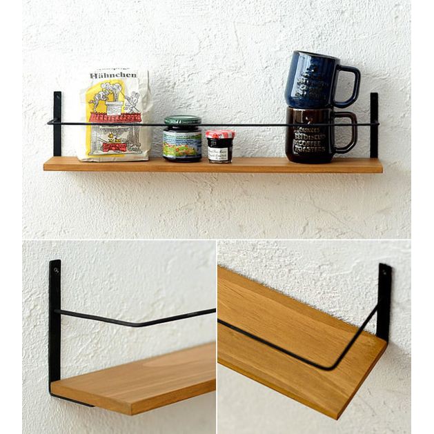 ( complete )  RAK DINDING MINIMALIS SERBAGUNA 50CM X 15CM RAK BUMBU , RAK CUPANG , RAK DEKORASI